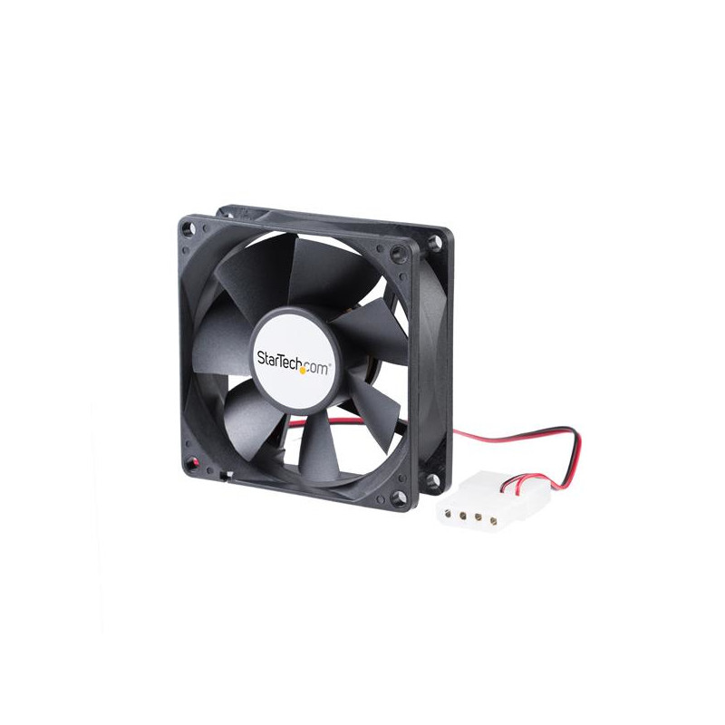 StarTech.com Ventilateur PC à Double Roulement à Billes - Alimentation LP4 - 80 mm