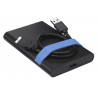 Verbatim Store'N'Go Enclosure Kit Boîtier disque dur/SSD Noir, Bleu 2.5"