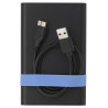 Verbatim Store'N'Go Enclosure Kit Boîtier disque dur/SSD Noir, Bleu 2.5"