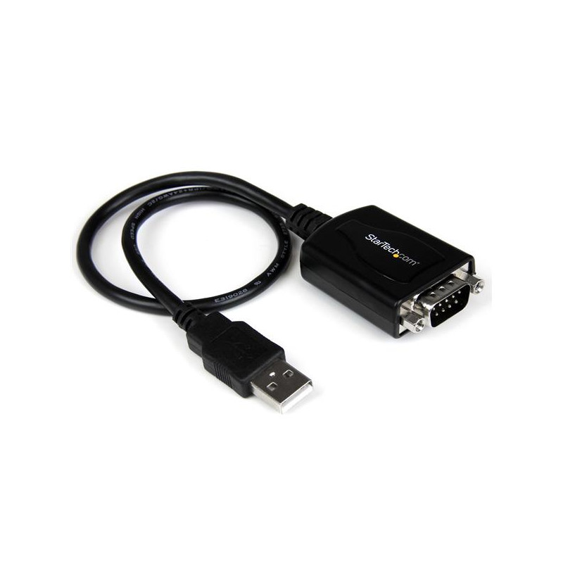 StarTech.com Câble Adaptateur de 30 cm USB vers Série DB9 RS232 - Mémorisation de Port COM
