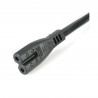 StarTech.com Cordon d'alimentation bipolaire pour UK BS1363 vers C7 de 1m pour ordinateur portable - M/F - Noir