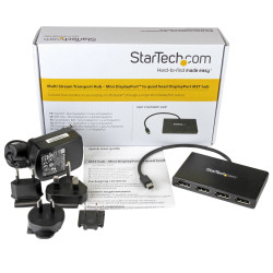 StarTech.com Splitter multi-écrans Mini DisplayPort vers 4x DisplayPort - Hub MST à 4 ports