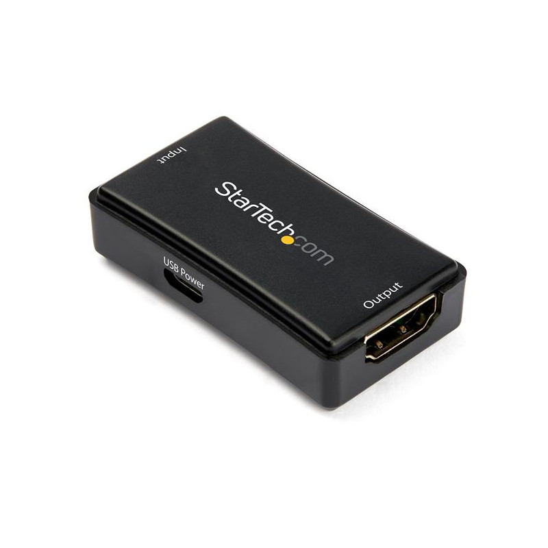 StarTech.com Amplificateur de Signal HDMI de 14m - 4K 60Hz - Alimenté par USB - Répéteur et Amplificateur HDMI en ligne - Su