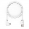 Compulocks 6FT90DUSBCW câble USB 0,6 m USB 2.0 USB A USB C Blanc