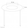 Neomounts FPMA-CRS5 Rosace encastrable au plafond - diam. 52 mm