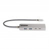 StarTech.com Hub USB-C à 3 Ports Ethernet 2,5 Gbps et Port Power Delivery 100W Pass-Through, USB 3.2 10Gbps, 2x USB-A/1x USB-C
