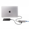 StarTech.com Hub USB-C à 3 Ports Ethernet 2,5 Gbps et Port Power Delivery 100W Pass-Through, USB 3.2 10Gbps, 2x USB-A/1x USB-C