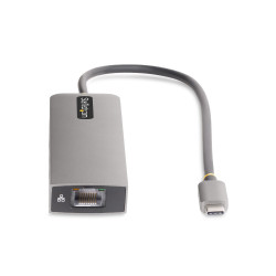 StarTech.com Hub USB-C à 3 Ports Ethernet 2,5 Gbps et Port Power Delivery 100W Pass-Through, USB 3.2 10Gbps, 2x USB-A/1x USB-C