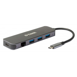 D-Link Hub USB-C 5-en-1...