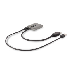 StarTech.com Répartiteur DisplayPort 1.4 pour Deux Moniteurs, Adaptateur DisplayPort vers 2x DP pour Plusieurs Moniteurs, Hub 