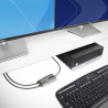 StarTech.com Répartiteur DisplayPort 1.4 pour Deux Moniteurs, Adaptateur DisplayPort vers 2x DP pour Plusieurs Moniteurs, Hub 