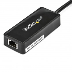 StarTech.com Adaptateur réseau USB 3.0 vers Gigabit Ethernet avec port USB - Noir