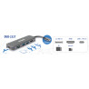 D-Link Hub USB-C 6-en-1 avec HDMI/lecteur de carte/alimentation DUB-2327