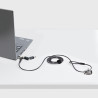 StarTech.com NANOK-LAPTOP-LOCK câble antivol Noir, Argent 2 m
