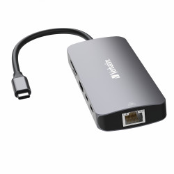 Verbatim CMH-09 USB Type-C 10000 Mbit/s Argent