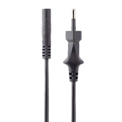 StarTech.com Câble d'Alimentation pour Ordinateur Portable de 3m - Prise EU vers Connecteur C7, 2,5A 250V, 18AWG - Câble d'Al