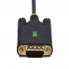 StarTech.com Adaptateur USB vers Série de 3m - COM Rétention, Câble Adaptateur/Convertisseur USB RS232, Vis/Écrous Intercha