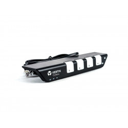 Vertiv AFP0008 commutateur écran, clavier et souris Noir, Blanc