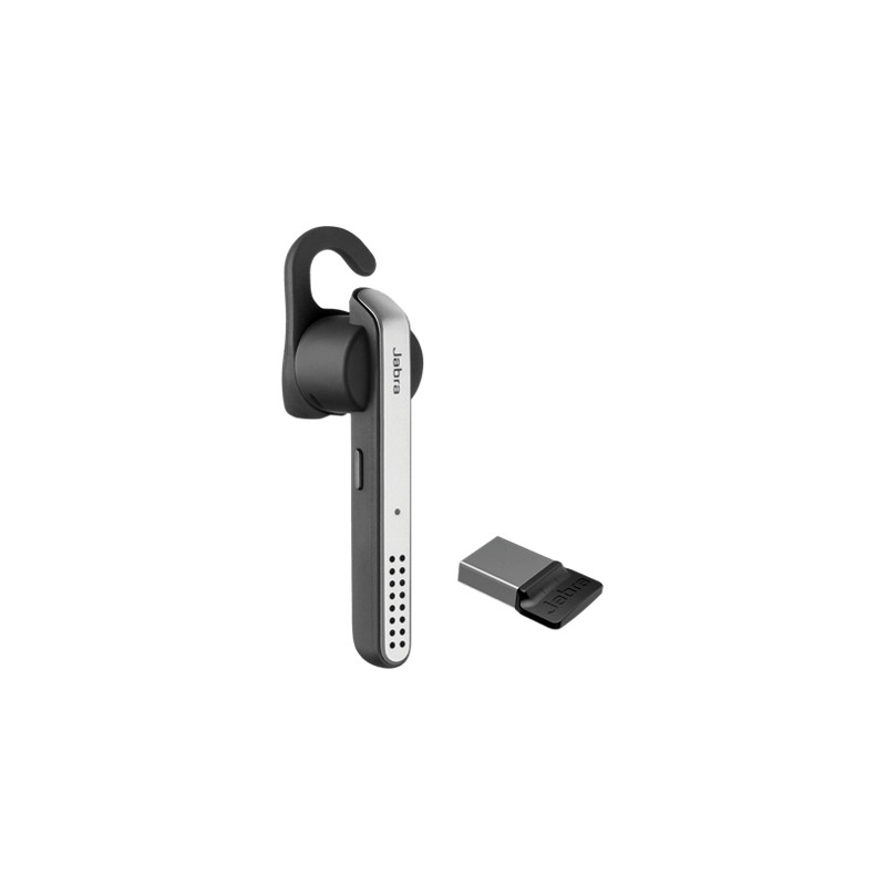 Jabra Stealth UC Casque Sans fil Crochets auriculaires, Ecouteurs Appels/Musique Micro-USB Bluetooth Noir