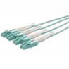 StarTech.com MPO8LCPL5M câble InfiniBand et à fibres optiques 5 m MPO/MTP 8x LC Couleur aqua