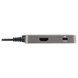 StarTech.com Adaptateur Multiport USB-C - Mini Dock USB Type-C vers 4K 60Hz HDMI 2.0 - 100W Power Delivery Pass-trough – Hub 