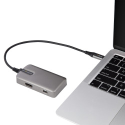 StarTech.com Adaptateur Multiport USB-C - Mini Dock USB Type-C vers 4K 60Hz HDMI 2.0 - 100W Power Delivery Pass-trough – Hub 