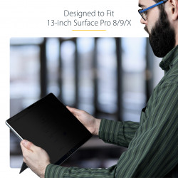 StarTech.com Filtre de Confidentialité à 4 Directions pour Surface Pro 8/9/X 13 pouces, pour Portrait/Paysage, Écran de Prot