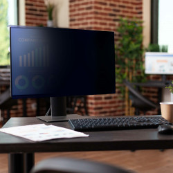 StarTech.com Filtre de Confidentialité pour Écran d'Ordinateur 23,8 pouces 16:9, Filtre Acrylique Suspendu, Protection d'Écr
