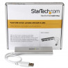 StarTech.com Hub USB à 4 Ports avec Ethernet, USB-A, Gigabit Ethernet/GbE, USB 5Gbps, Design Robuste, Alimentation par Bus, Hu
