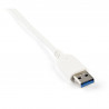 StarTech.com Hub USB à 3 Ports avec Ethernet, USB-A, Gigabit Ethernet/GbE, USB 5Gbps, Design Robuste, Alimentation par Bus, Hu
