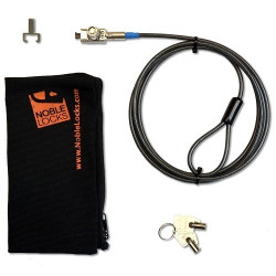 DELL 1DJXC câble antivol Noir, Argent 1,82 m