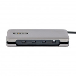 StarTech.com Hub USB C 4 Ports - 4x Ports USB-C, USB 3.1 10Gbps - Hub USB 3.2 Portable avec Power Delivery Pass-Through 100W - 