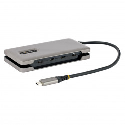StarTech.com Hub USB C 4 Ports - 4x Ports USB-C, USB 3.1 10Gbps - Hub USB 3.2 Portable avec Power Delivery Pass-Through 100W - 