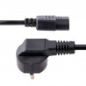 StarTech.com Cordon d'Alimentation PC de 1m - Câble Alimentation, 18AWG, 10A 250V - Cordon d'Alimentation pour Ordinateur Schu