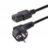 StarTech.com Cordon d'Alimentation PC de 1m - Câble Alimentation, 18AWG, 10A 250V - Cordon d'Alimentation pour Ordinateur Schu
