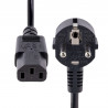 StarTech.com Cordon d'Alimentation PC de 1m - Câble Alimentation, 18AWG, 10A 250V - Cordon d'Alimentation pour Ordinateur Schu