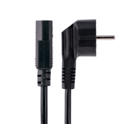 StarTech.com Cordon d'Alimentation PC de 1m - Câble Alimentation, 18AWG, 10A 250V - Cordon d'Alimentation pour Ordinateur Schu