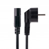 StarTech.com Cordon d'Alimentation PC de 1m - Câble Alimentation, 18AWG, 10A 250V - Cordon d'Alimentation pour Ordinateur Schu