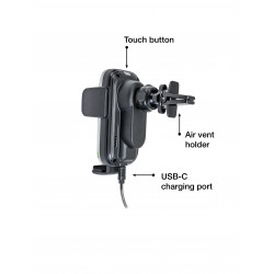 Verbatim FWC-03 Pro Qi Fast Wireless Autoladegerät retail Noir