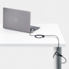 StarTech.com Câble Antivol pour Ordinateur Portable de 2m - Câble de Sécurité pour PC Portable, Compatible avec Noble Wedge