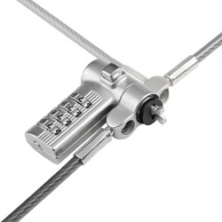 StarTech.com Câble Antivol pour Ordinateur Portable de 2m - Câble de Sécurité pour PC Portable, Compatible avec Noble Wedge