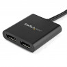 StarTech.com Répartiteur DisplayPort 1.2 à Deux Moniteurs, Adaptateur Multi-Moniteur DisplayPort vers 2x DP, Hub MST Double p