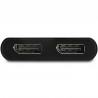 StarTech.com Répartiteur DisplayPort 1.2 à Deux Moniteurs, Adaptateur Multi-Moniteur DisplayPort vers 2x DP, Hub MST Double p