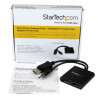 StarTech.com Répartiteur DisplayPort 1.2 à Deux Moniteurs, Adaptateur Multi-Moniteur DisplayPort vers 2x DP, Hub MST Double p