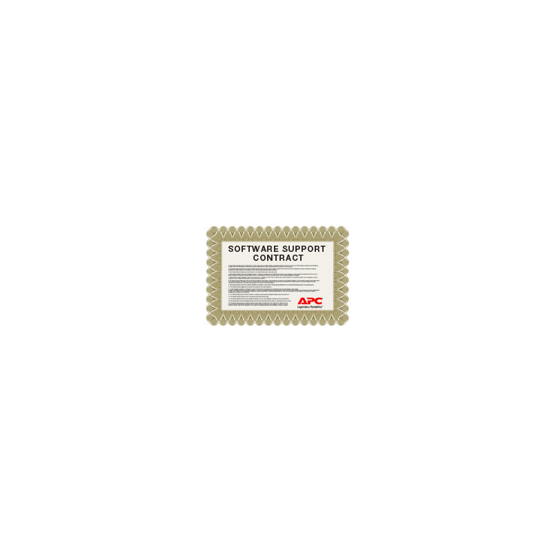 APC 3 Year 25 Node InfraStruXure Central Software Support Contract