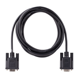 StarTech.com Câble Série RS232 Null Modem de 3m - Cordon DB9 Mâle Femelle - Câble Série Croisé avec Blindage Al-Mylar - P