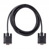 StarTech.com Câble Série RS232 Null Modem de 3m - Cordon DB9 Mâle Femelle - Câble Série Croisé avec Blindage Al-Mylar - P