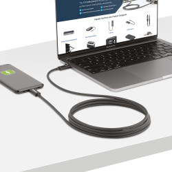 StarTech.com A40G2MB-TB4-CABLE Câble Thunderbolt 2 m 40 Gbit/s Noir
