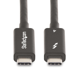 StarTech.com A40G2MB-TB4-CABLE Câble Thunderbolt 2 m 40 Gbit/s Noir