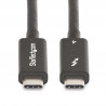 StarTech.com A40G2MB-TB4-CABLE Câble Thunderbolt 2 m 40 Gbit/s Noir